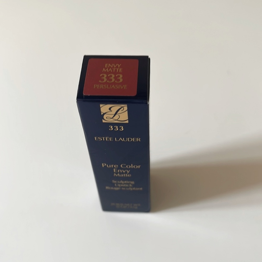 Estée Lauder Sculpting Lipstick # 333 Pure Color Envy Matte Full Size New